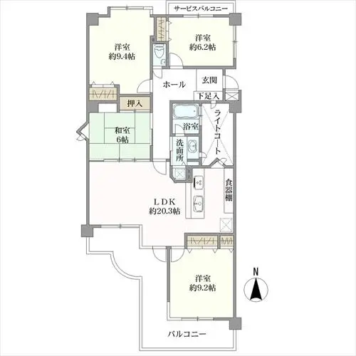 パークヒルズ平和倶楽部Ｂ館