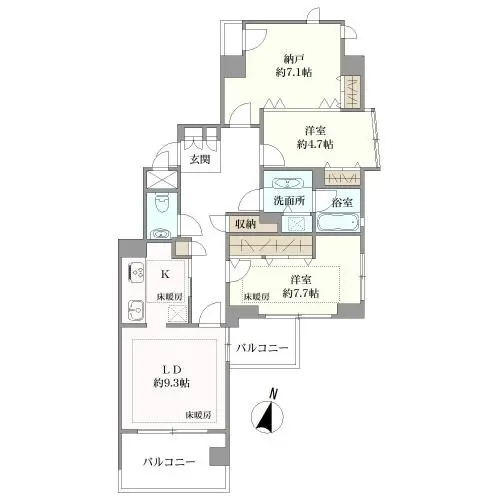 ダイアパレス市ヶ谷北町