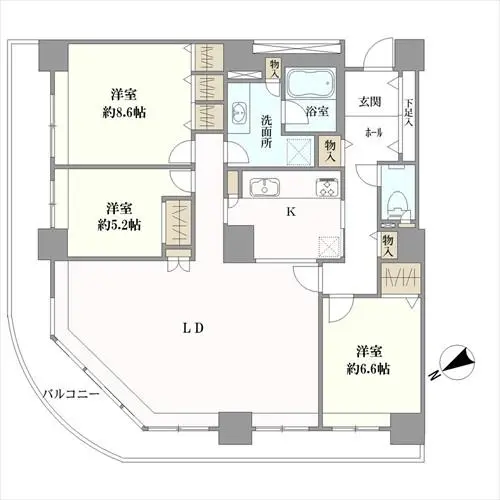 ＲＩＣウエストコート３番街