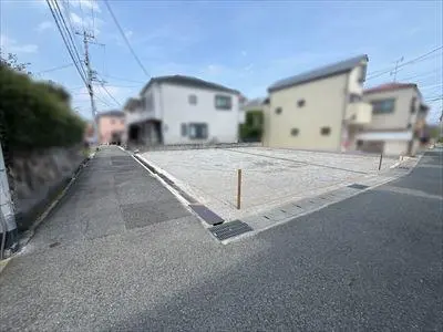 １号地は写真手前側