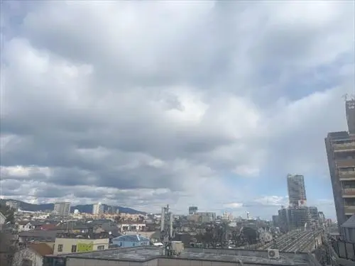 北東側バルコニーからの眺望