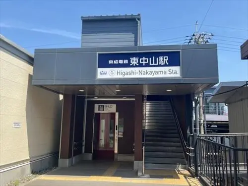 京成本線　東中山駅（南口）２２０ｍ