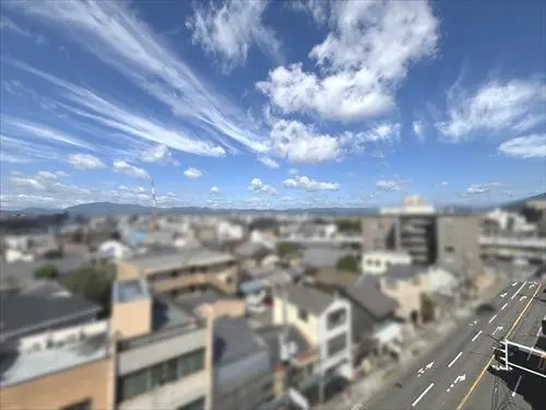 北西側バルコニーからの眺望2