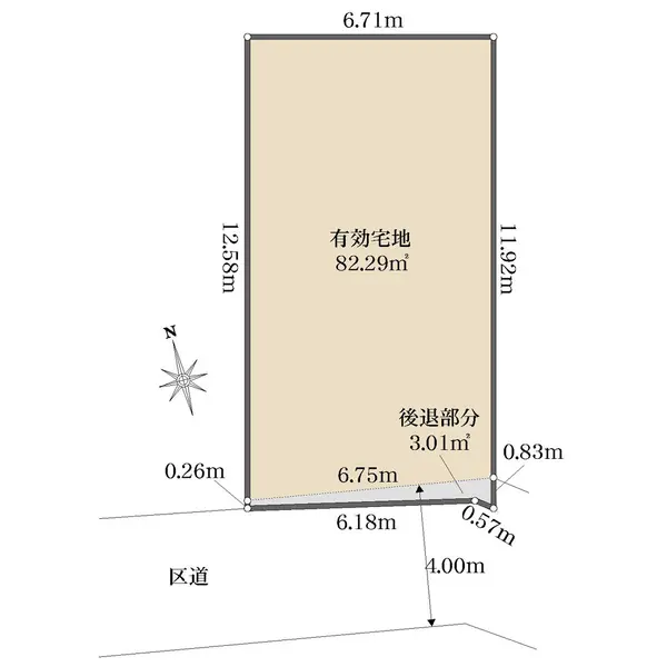 東京都世田谷区北烏山４丁目 土地