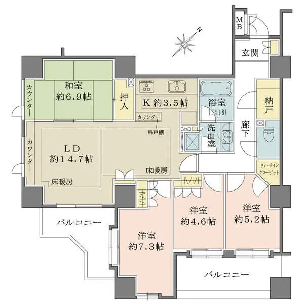 新百合ヶ丘パークハウス4番街