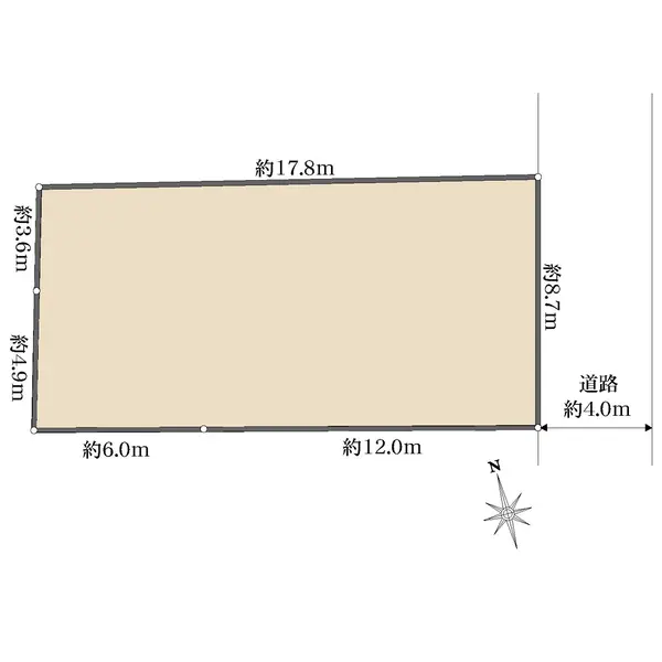 東京都府中市栄町１丁目 土地