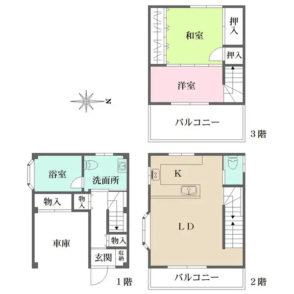 東京都江東区北砂３丁目 一戸建て
