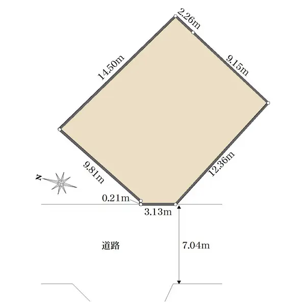 神奈川県川崎市中原区木月４丁目 土地