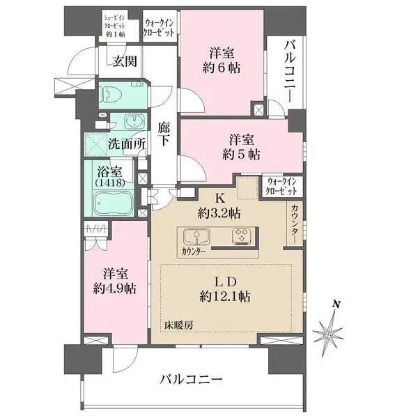 ザ・パークハウス中野弥生町テラス