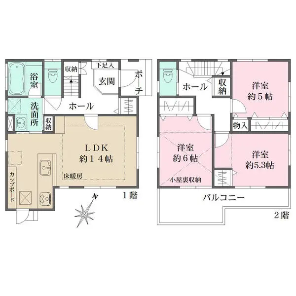 埼玉県新座市野寺４丁目 一戸建て