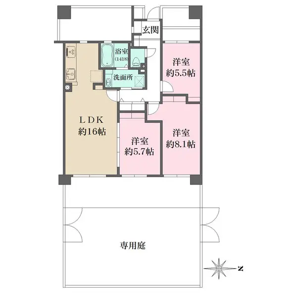 ファミールグラン高井戸デュープレックス