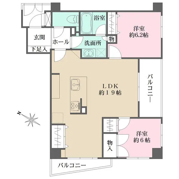 グランディア百道浜通り