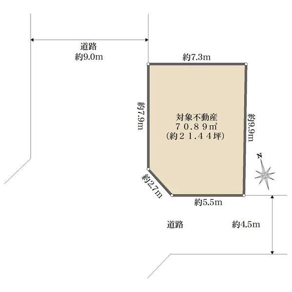 愛知県名古屋市熱田区四番２丁目 土地