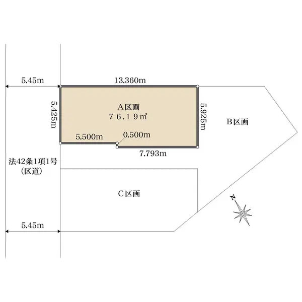 東京都杉並区上井草４丁目 土地