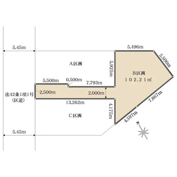 東京都杉並区上井草４丁目 土地
