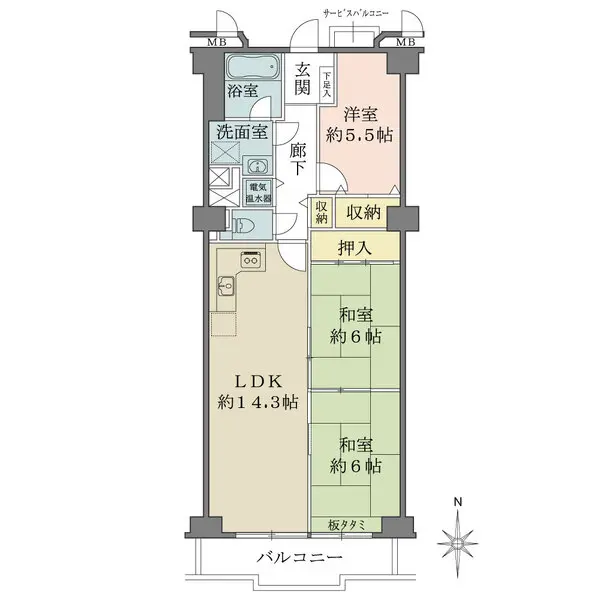 日商岩井南森町マンション