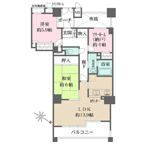 ヴィルヌーブ松ヶ枝町