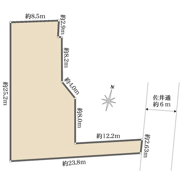 京都府京都市北区平野八丁柳町 土地