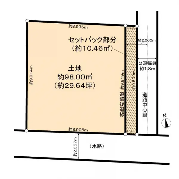 あま市七宝町安松１３丁目土地