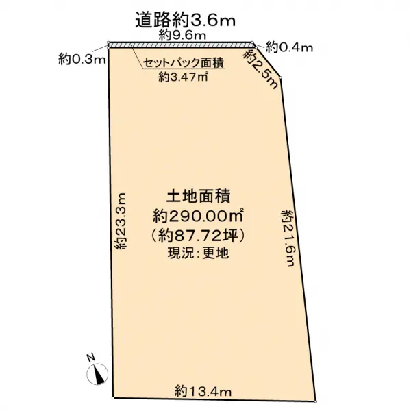 名古屋市守山区大森北２丁目土地
