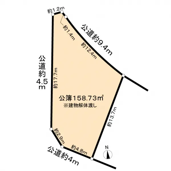 瀬戸市萩殿町５丁目土地