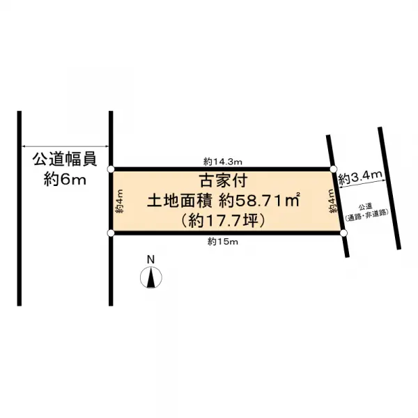 京都市右京区梅津上田町土地