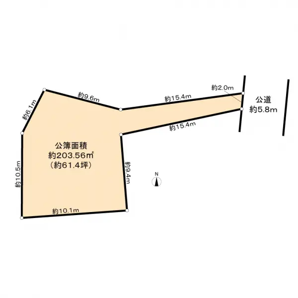 豊田市駒新町坂上土地