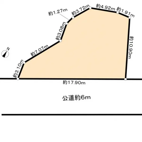 明石市東朝霧丘　土地