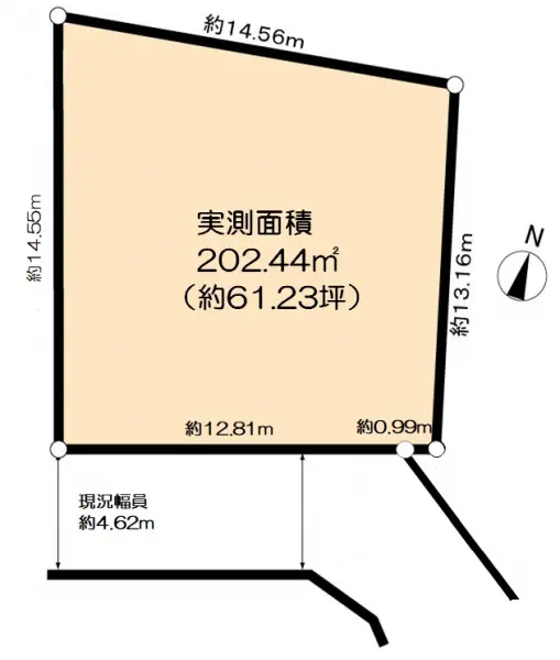 箕面市桜ケ丘４丁目土地
