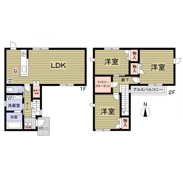 北名古屋市西之保青野中古戸建（Ｃ棟）