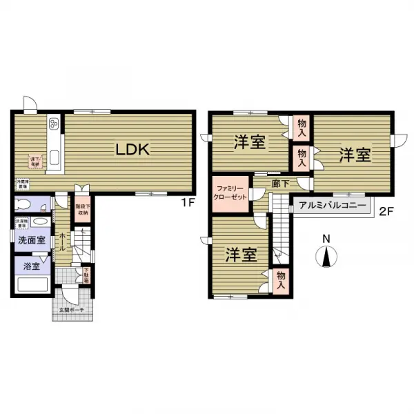 北名古屋市西之保青野中古戸建（Ｂ棟）
