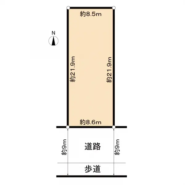 名古屋市天白区鴻の巣２丁目土地