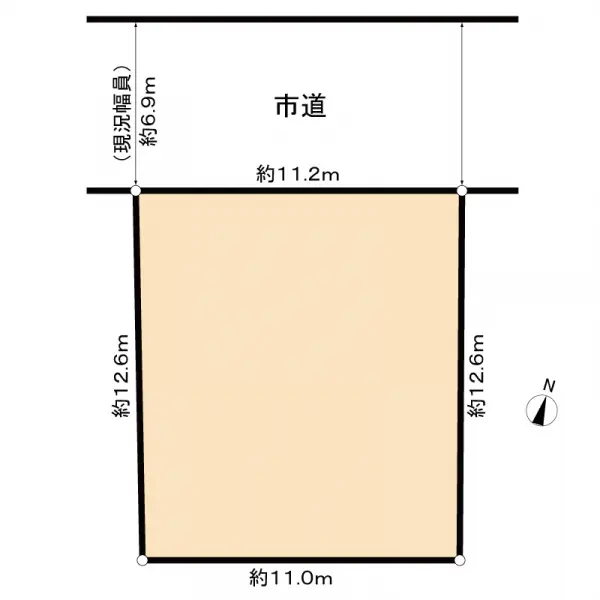 柏市南逆井２丁目　土地