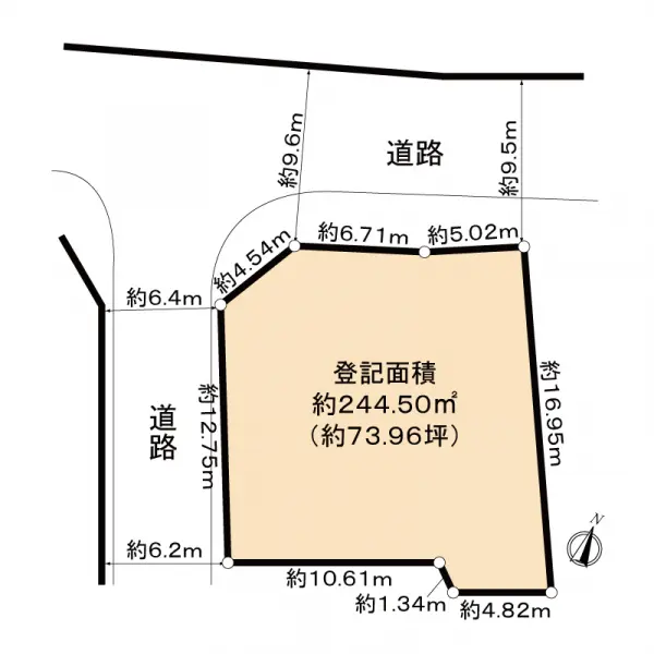 神戸市灘区上野通６丁目土地