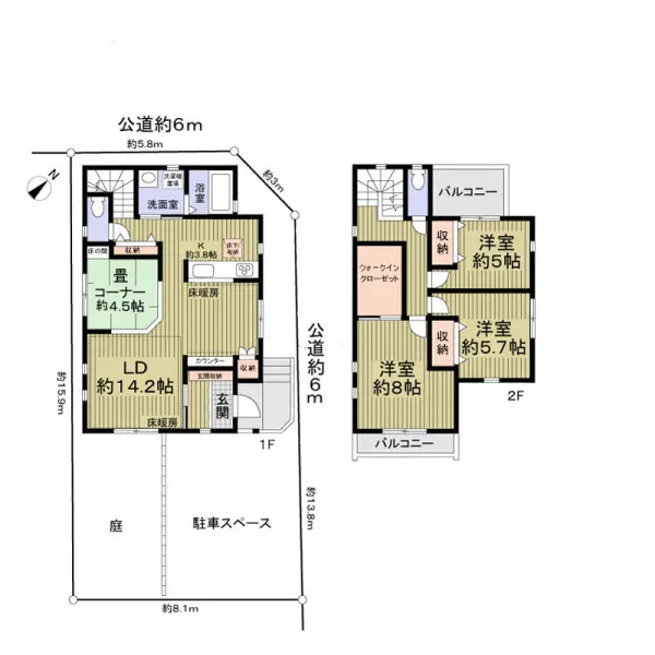 東海市加木屋町冬至池中古戸建