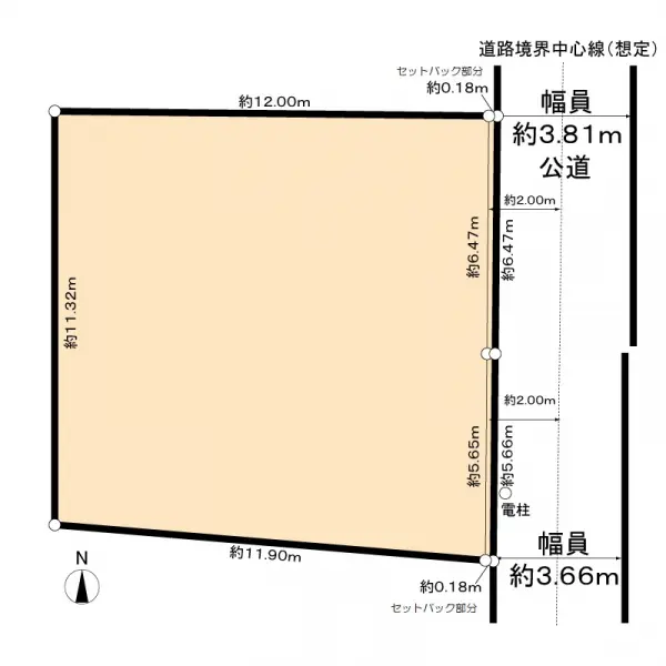 三鷹市上連雀５丁目土地