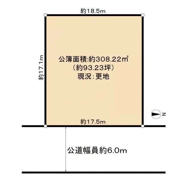 堺市南区晴美台一丁　売土地