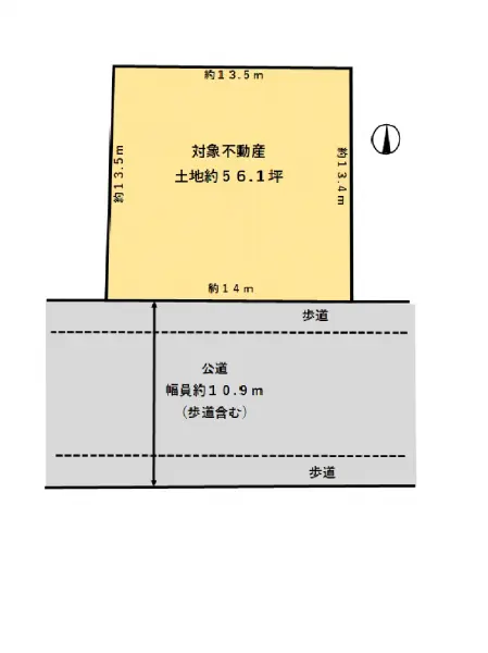 堺市東区日置荘北町１丁土地
