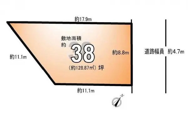 福岡市南区那の川１丁目土地