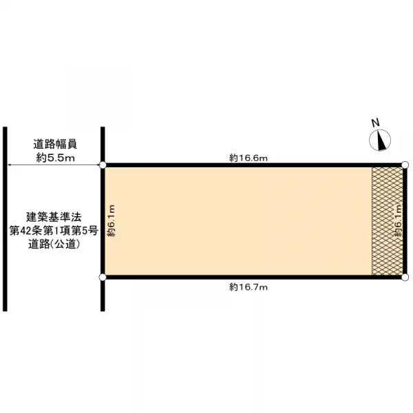 横浜市中区本牧満坂土地　区画.2