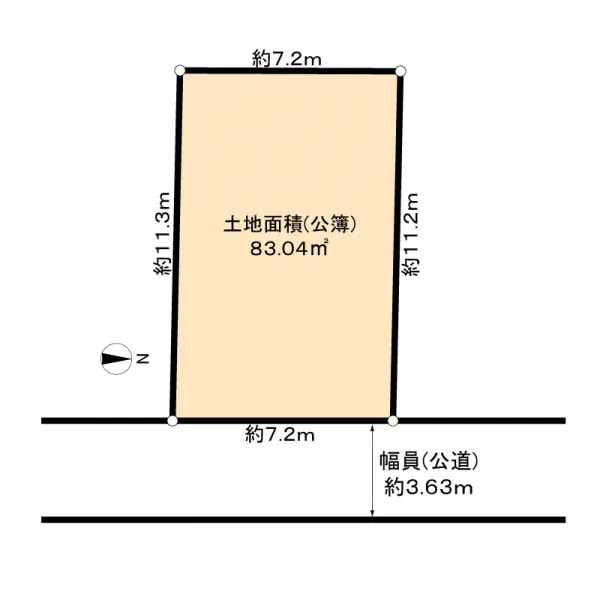 中野区中野６丁目土地