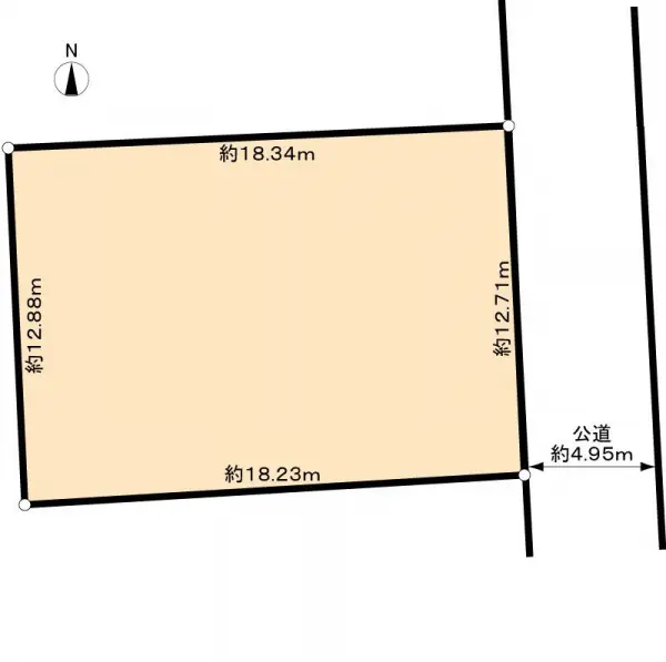 鎌倉市西鎌倉１丁目土地