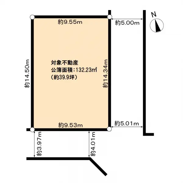 豊中市上野西一丁目　古家付き土地