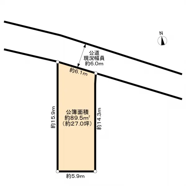 三鷹市上連雀５丁目土地