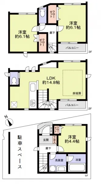 名古屋市千種区田代本通３丁目中古戸建