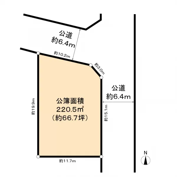名古屋市天白区野並４丁目土地
