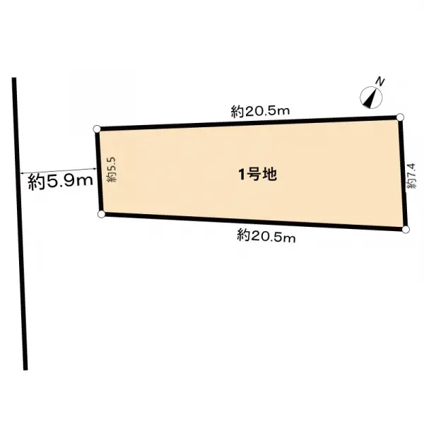 福岡市南区皿山４丁目土地　１号地