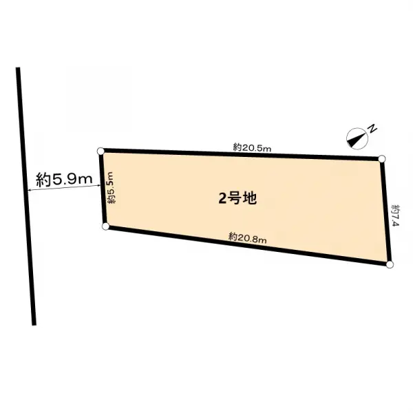 福岡市南区皿山４丁目土地　２号地