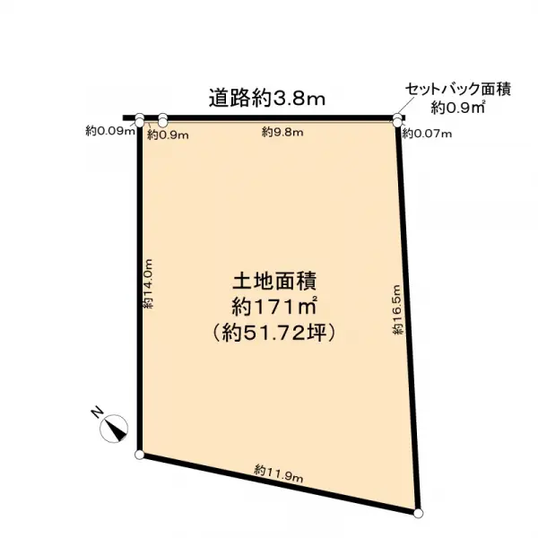 名古屋市守山区森孝東１丁目土地