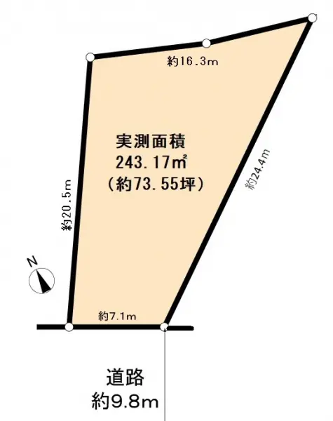 日進市藤枝町庚申土地